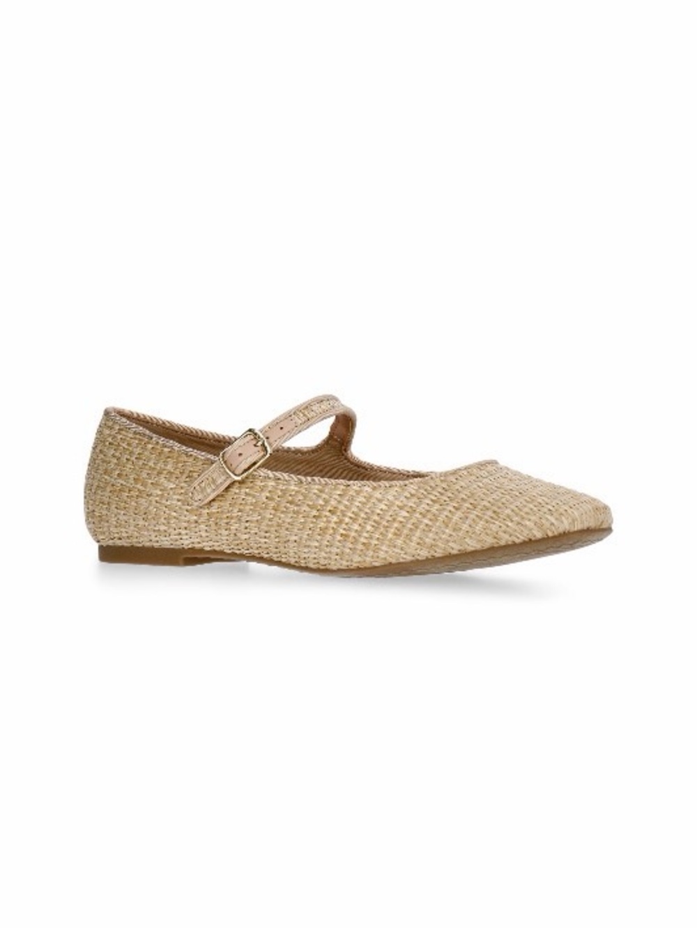 Time and Tru Women’s Raffia Mary Jane flats